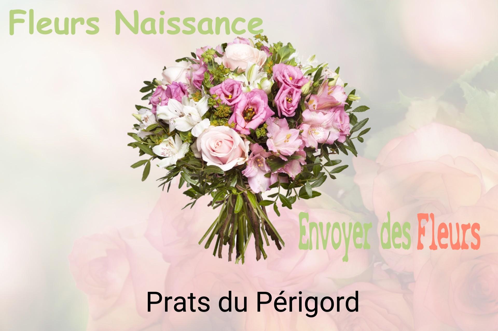 Bouquet de fleurs de naissance livré à Prats-du-Périgord